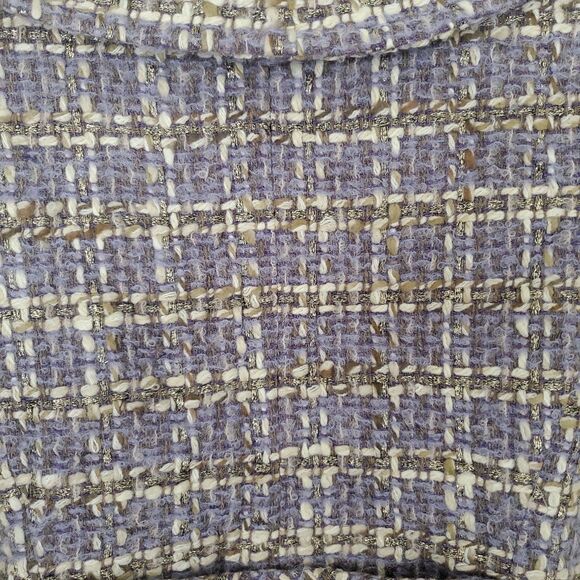 VTG Lilac Bouclé Tweed Jacket Renfrew Collection Double Breasted Sz 8 Coquette - Picture 9 of 11